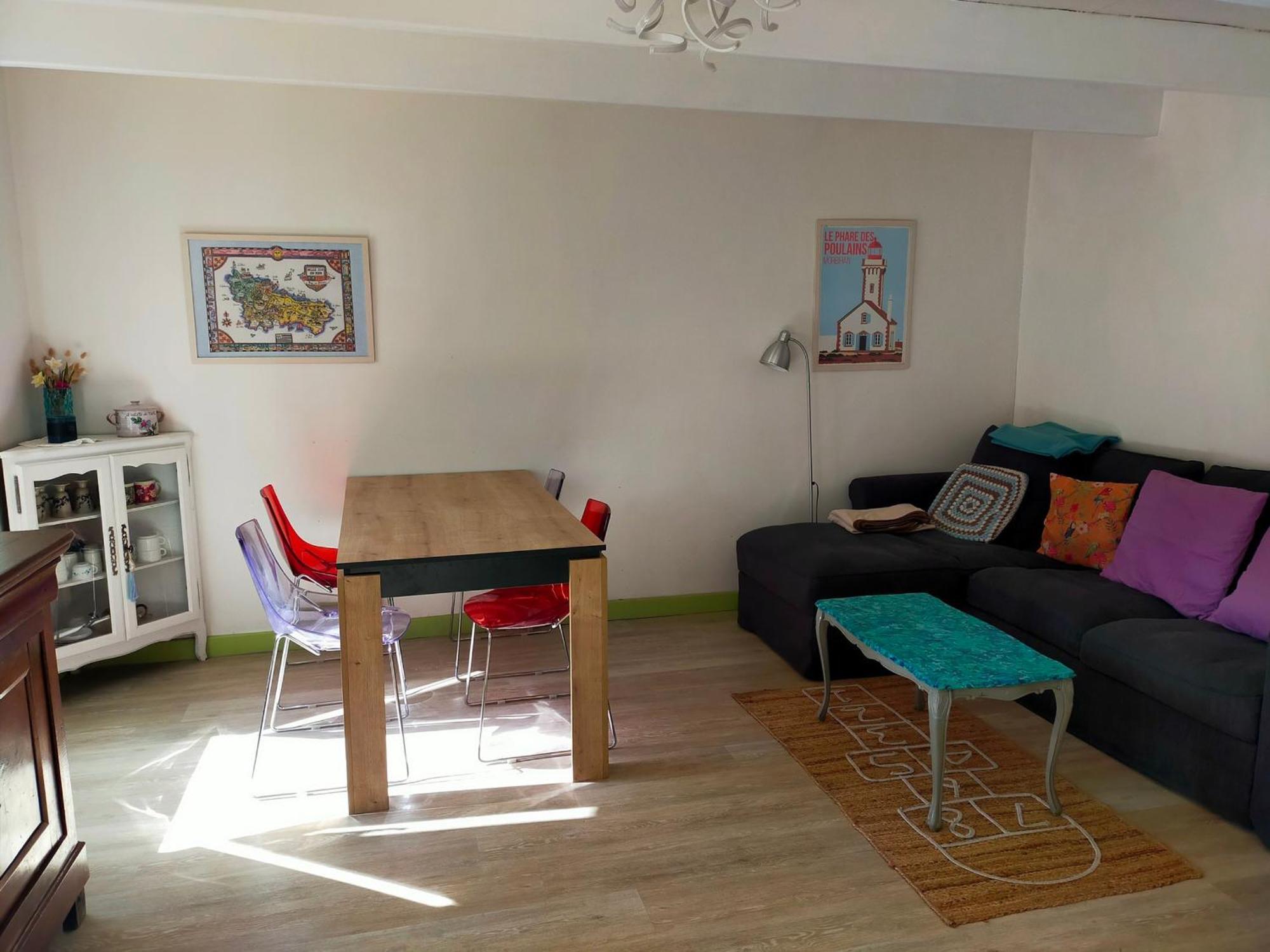 Maison Cosy Avec Jardin, Centre De Sauzon, 200M Du Port, 3 Chambres, Wifi, Terrasse Et Barbecue - Fr-1-418-211 Екстер'єр фото